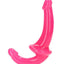 Realrock Strapless Strap-On Glow In The Dark Dildo - Pink - 6in