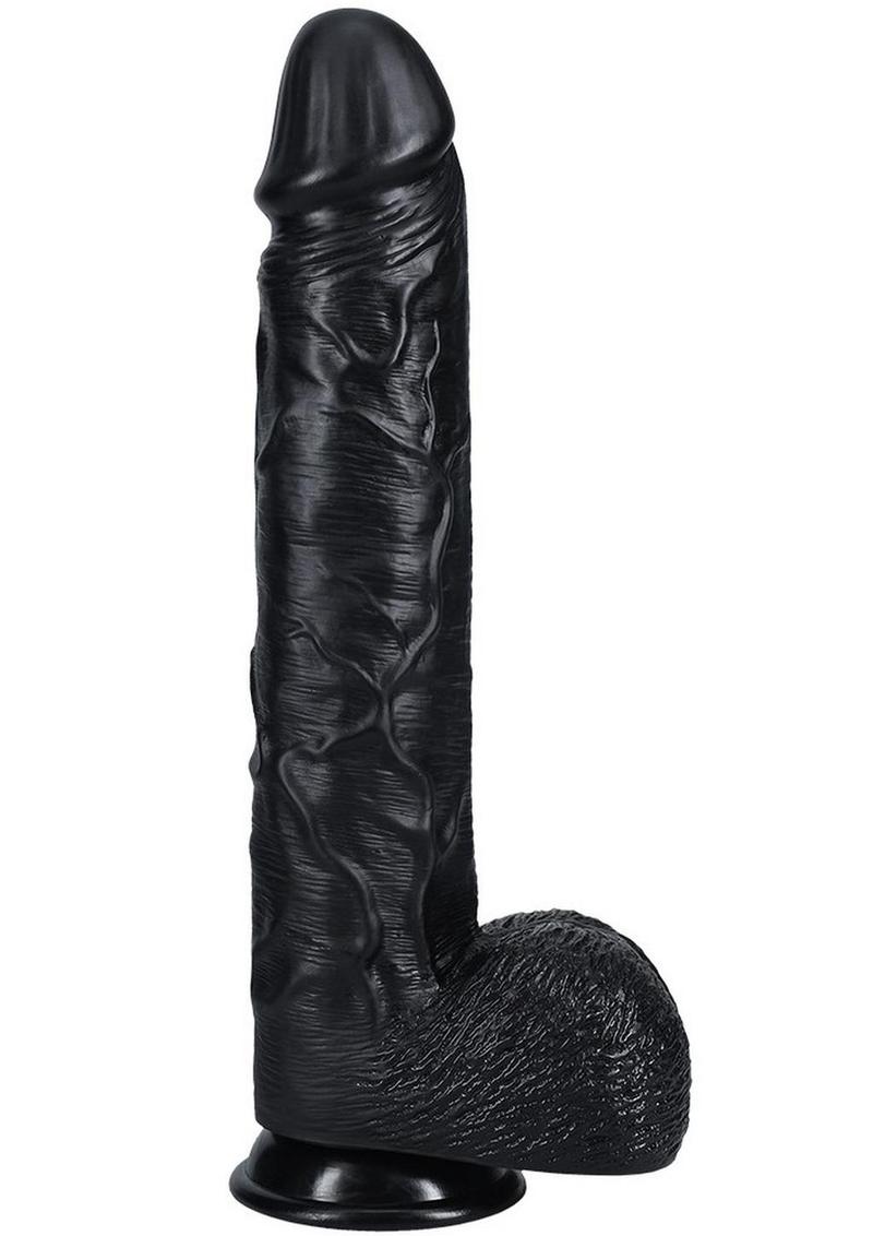 Realrock Ultra Realistic Skin Extra Large Straight Dildo with Balls and Suction Cup