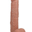 Realrock Ultra Realistic Skin Extra Large Straight Dildo with Balls and Suction Cup