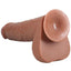 Realrock Ultra Realistic Skin Extra Large Straight Dildo with Balls and Suction Cup