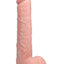 Realrock Ultra Realistic Skin Extra Large Straight Dildo with Balls and Suction Cup