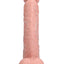 Realrock Ultra Realistic Skin Extra Large Straight Dildo with Balls and Suction Cup - Vanilla - 15in