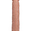 Realrock Ultra Realistic Skin Extra Large Straight Dildo with Suction Cup - Caramel - 14in