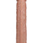 Realrock Ultra Realistic Skin Extra Large Straight Dildo with Suction Cup - Caramel - 15in