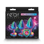 Rear Assets Aluminum Anal Plug Trainer Kit - Multicolor - 3 Pieces