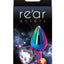Rear Assets Multicolor Heart Anal Plug - Clear/Multicolor - Medium