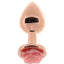 Rear Assets Rose Aluminum Anal Plug - Metal/Pink/Rose Gold - Medium
