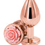 Rear Assets Rose Aluminum Anal Plug