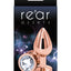 Rear Assets Rose Gold Anal Plug - Clear/Rose Gold - Medium