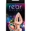 Rear Assets Rose Gold Heart Anal Plug - Multicolor/Rainbow/Rose Gold - Medium/Small
