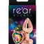 Rear Assets Rose Gold Heart Anal Plug - Multicolor/Rainbow - Small