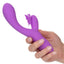 Rechargeable Butterfly Kiss Flutter Silicone Rabbit Vibrator - Purple