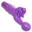 Rechargeable Butterfly Kiss G-Spot Rabbit Vibrator - Purple
