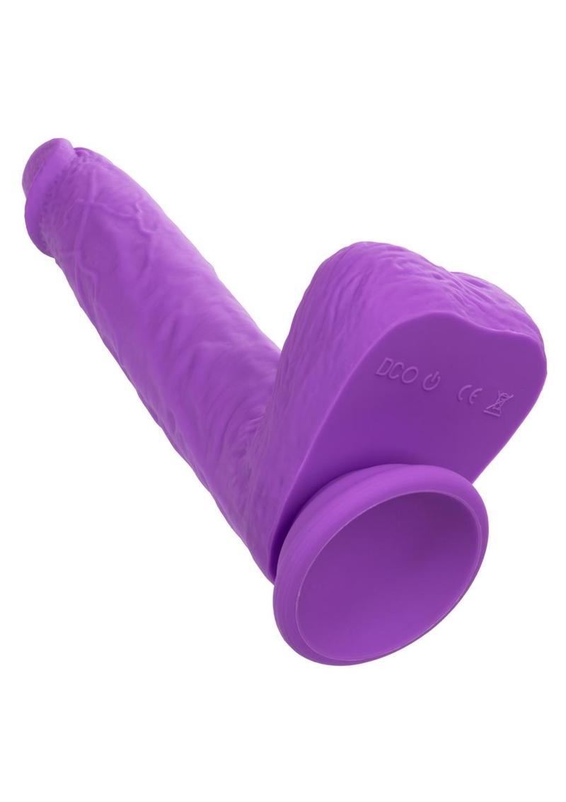Rechargeable Gyrating and Thrusting Silicone Studs - Purple