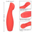 Red Hot Ignite Clitoral Stimulation Silicone Rechargeable Waterproof - Red
