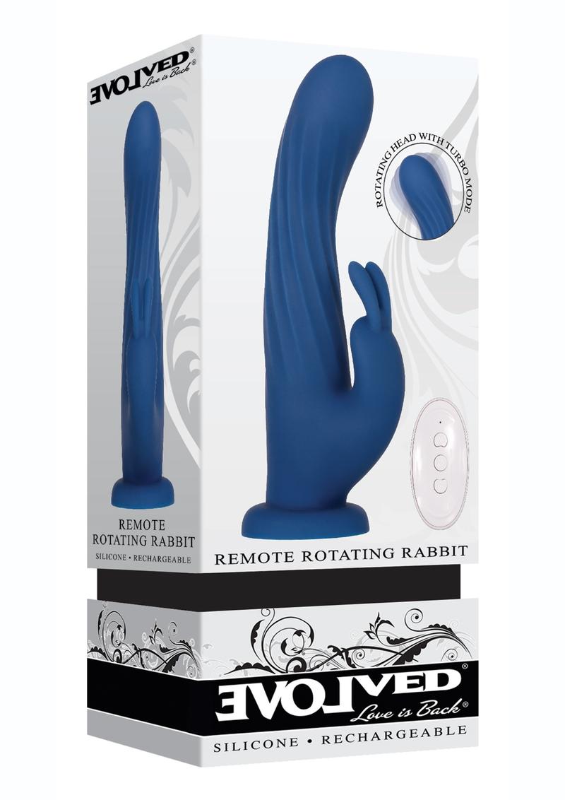 Remote Rotating Silicone Rechargeable Rabbit