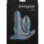 Renegade Apex Rechargeable Silicone Prostate Massager with Remote - Gray/Grey