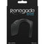 Renegade Bolster Silicone Cock Ring - Black