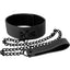 Renegade Bondage Collar Vinyl - Black/Metal