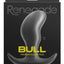 Renegade Bull Silicone Anal Plug - Black - Medium