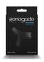 Renegade Emperor Rechargeable Silicone Vibrating Cock Ring - Black