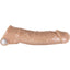 Renegade Manaconda Vibrating Realistic Dildo Penis Extender - Vanilla - 7.2in