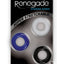 Renegade Stamina Rings Cock Rings - Assorted Colors - Set Of 3