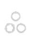 Renegade Super Stretchable Intensity Cock Rings - Clear - Set Of 3