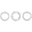 Renegade Super Stretchable Intensity Cock Rings - Clear - Set Of 3