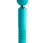 Revel Fae Rechargeable Silicone Vibrator with Clitoral Stimulator - Teal