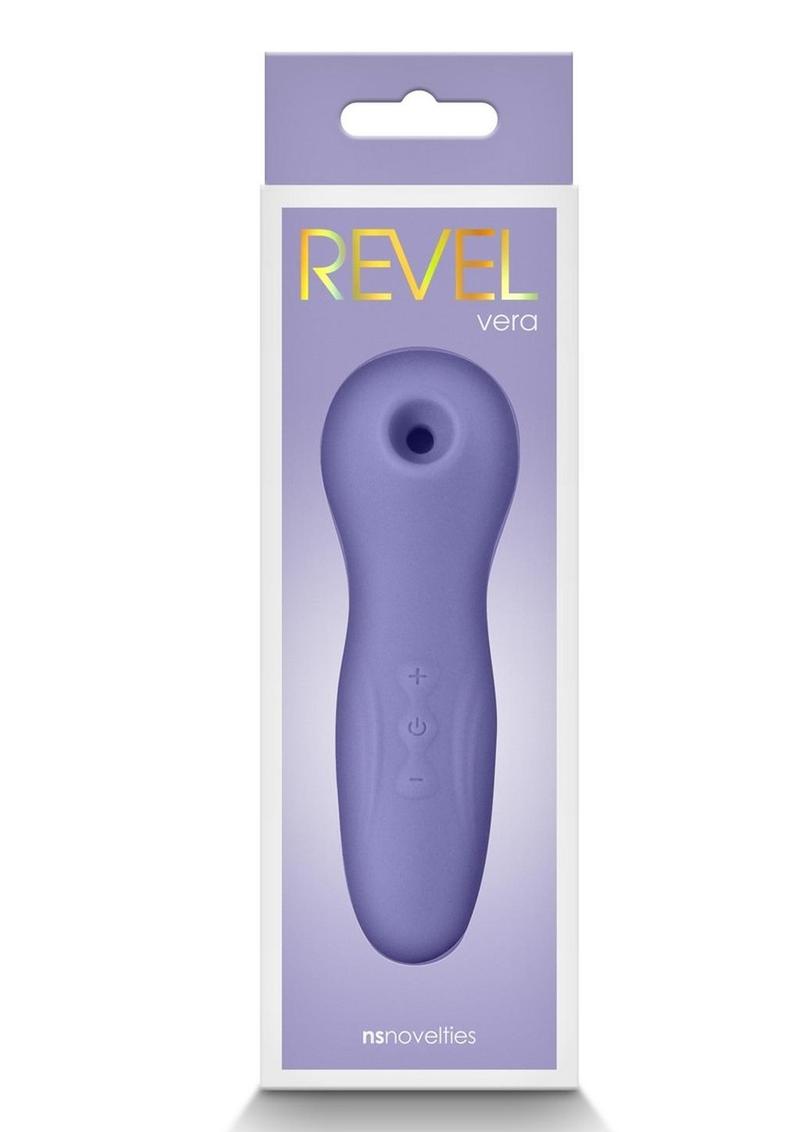 Revel Vera Rechargeable Silicone Clitoral Stimulator - Purple