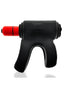 Revhammer Reverb Shaft Vibrating Cock Ring - Black/Tar Ice