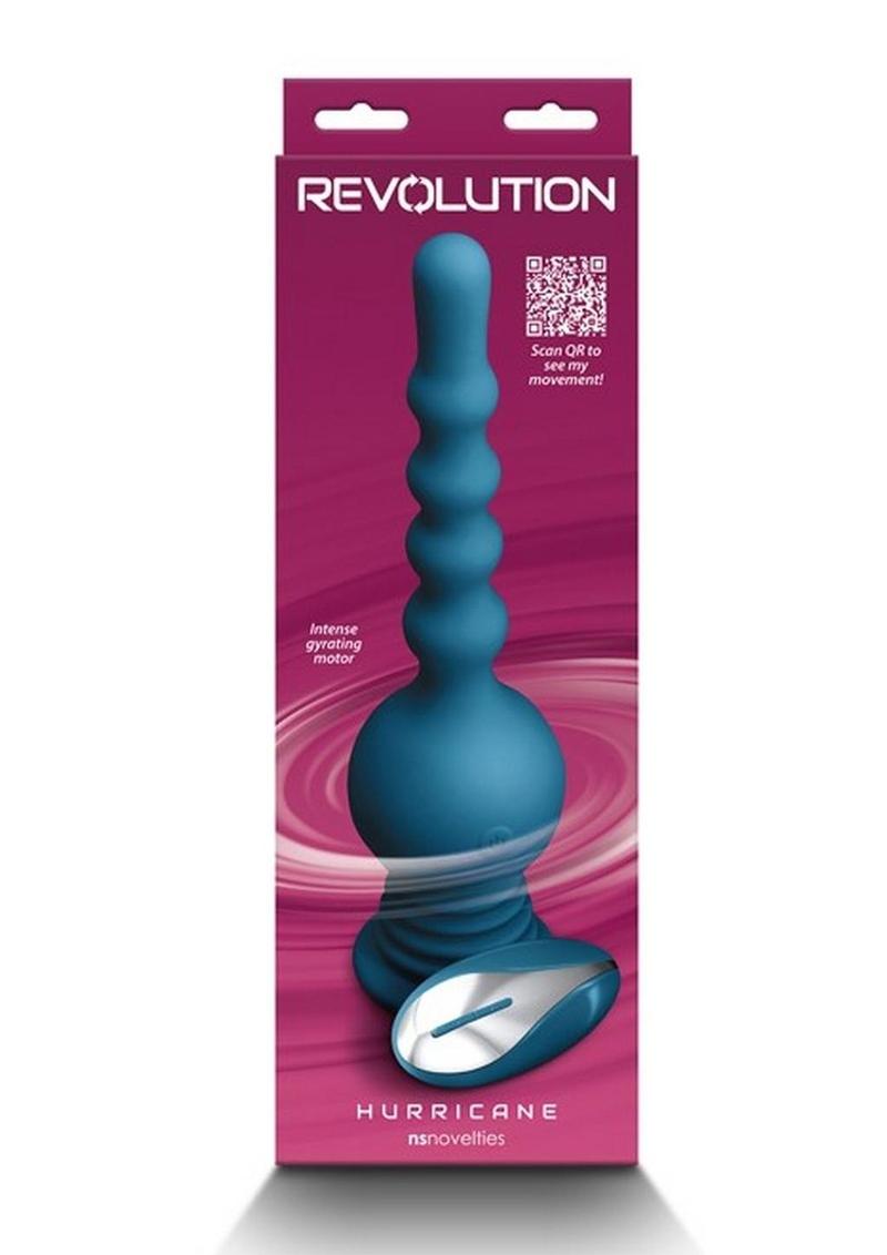 Revolution Hurricane Rechargeable Silicone Vibrator with Remote Control