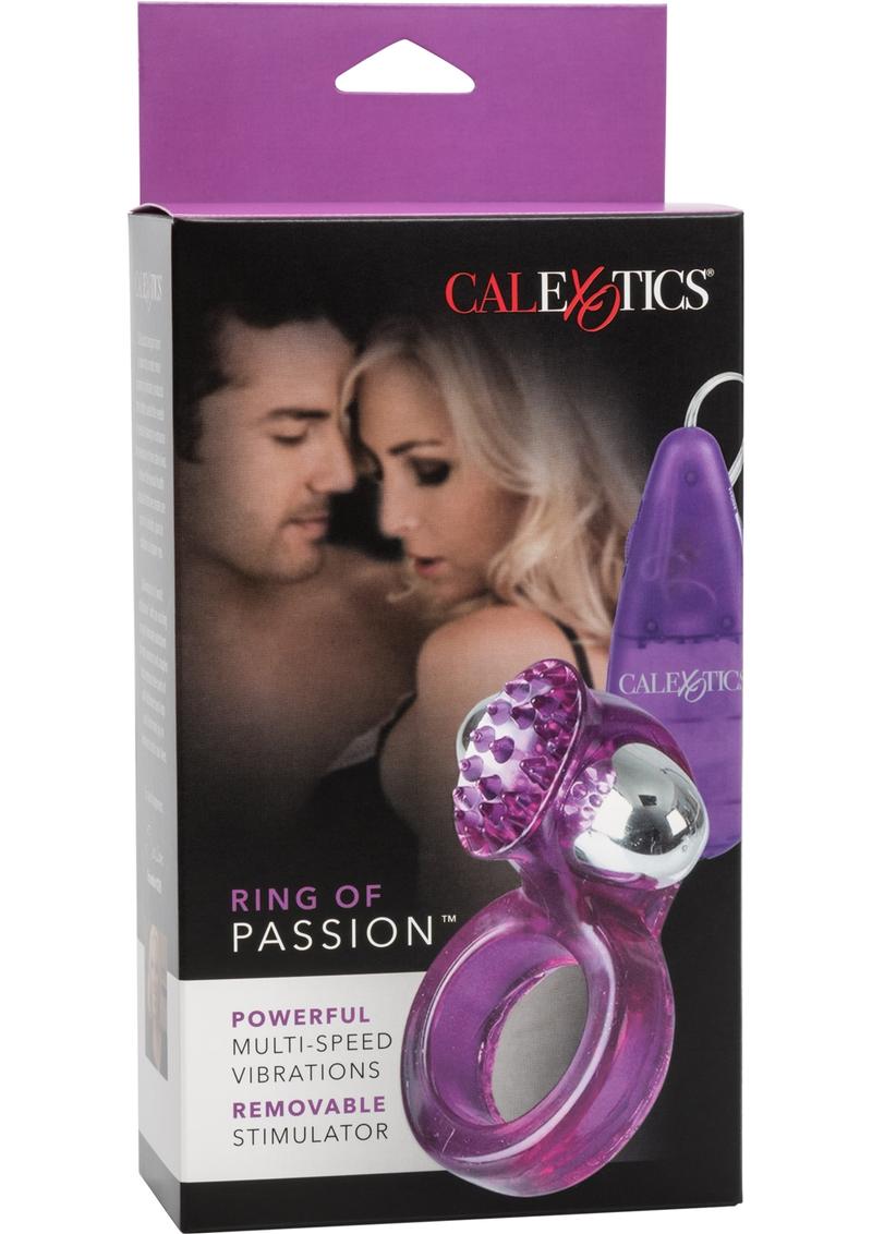 Ring Of Passion Vibrating Cock Ring with Clitoral Stimulation