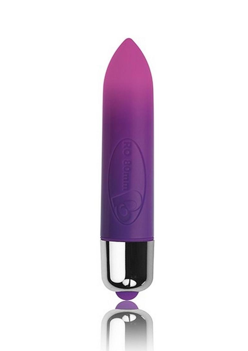 RO 80mm Color Me Orgasmic Bullet Vibrator - Purple