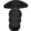 Rock Bottom Beaded Rechargeable Silicone Probe - Black