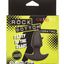Rock Bottom Vibrating Thrusting Probe Rechargeable Silicone Anal Vibrator - Black
