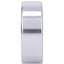 Rock Solid Brushed Alloy Aluminum Cock Ring - Metal/Silver - XLarge