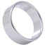 Rock Solid Brushed Alloy Aluminum Cock Ring