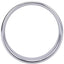 Rock Solid Brushed Alloy Aluminum Cock Ring