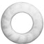 Rock Solid Fat Tire Silicone Cock Ring - White