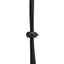 Rock Solid Lasso Double Lock Adjustable Silicone Cock Ring - Black