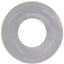 Rock Solid Ribbed Donut Silicone Cock Ring - Clear
