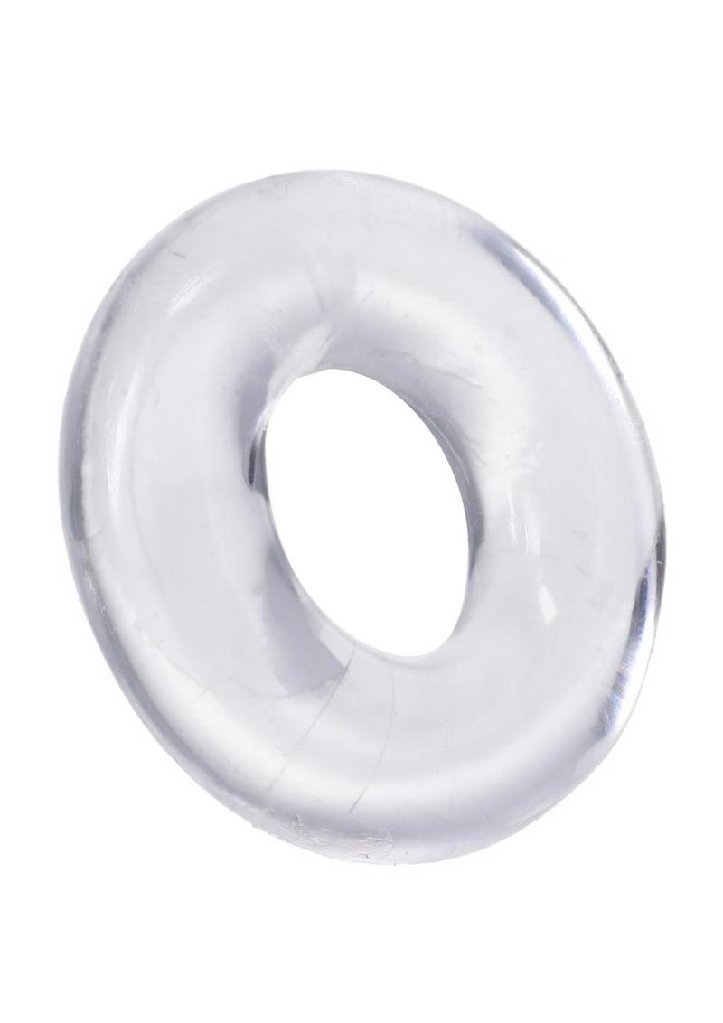 Rock Solid The 3x Donut Cock Ring - Clear - 3XLarge