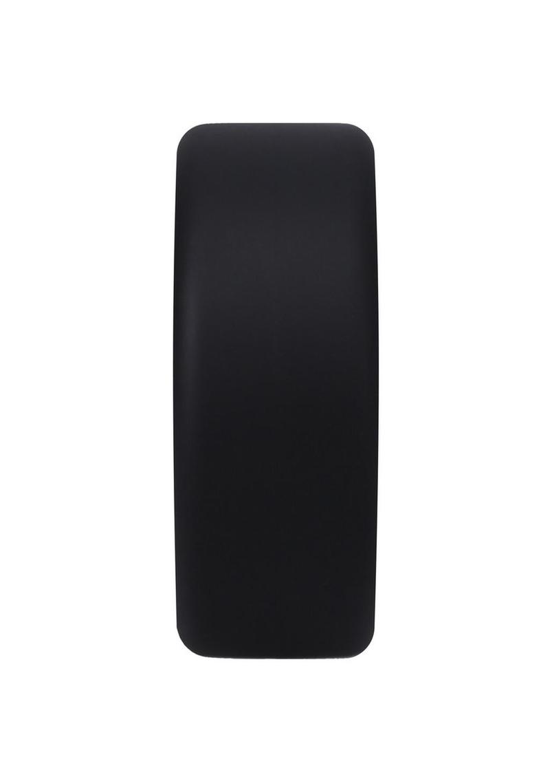 Rock Solid The Big O Silicone Cock Ring - Black