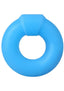 Rock Solid The Mega Ring Glow In The Dark Silicone Cock Ring - Blue/Glow In The Dark