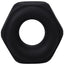 Rock Solid The Nutt Silicone Cock Ring - Black
