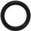Rock Solid The Silicone Collar Cock Ring - Black - Large