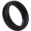 Rock Solid The Silicone Collar Cock Ring - Black - Medium