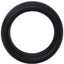 Rock Solid The Silicone Collar Cock Ring - Black - Small